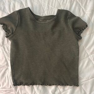 American Eagle Outfitters Short Sleeve Tee in Classic Gray